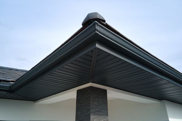 Steel Rain Gutter Installation in Palm City