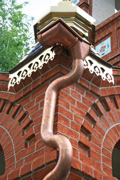 Church Downspout Installation in Palm City